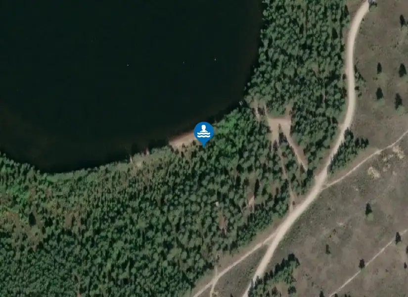 Lillträsket från satellit