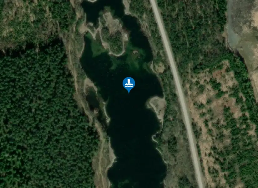 Badbrottet från satellit