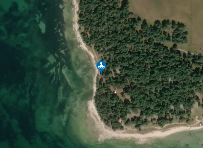 Fårö: Ava från satellit