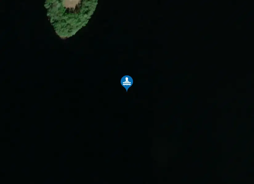 Kärrsjöbadet från satellit