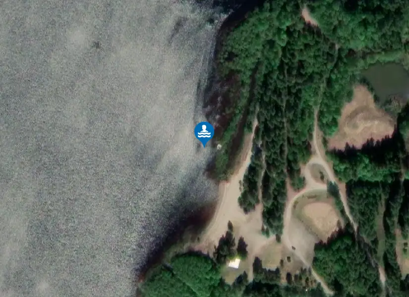 Sjönäset, Mellansel från satellit