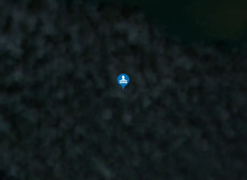 Storsjöbadet från satellit