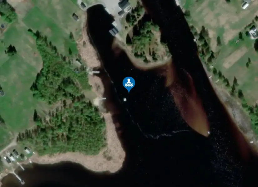 Åmynnet från satellit