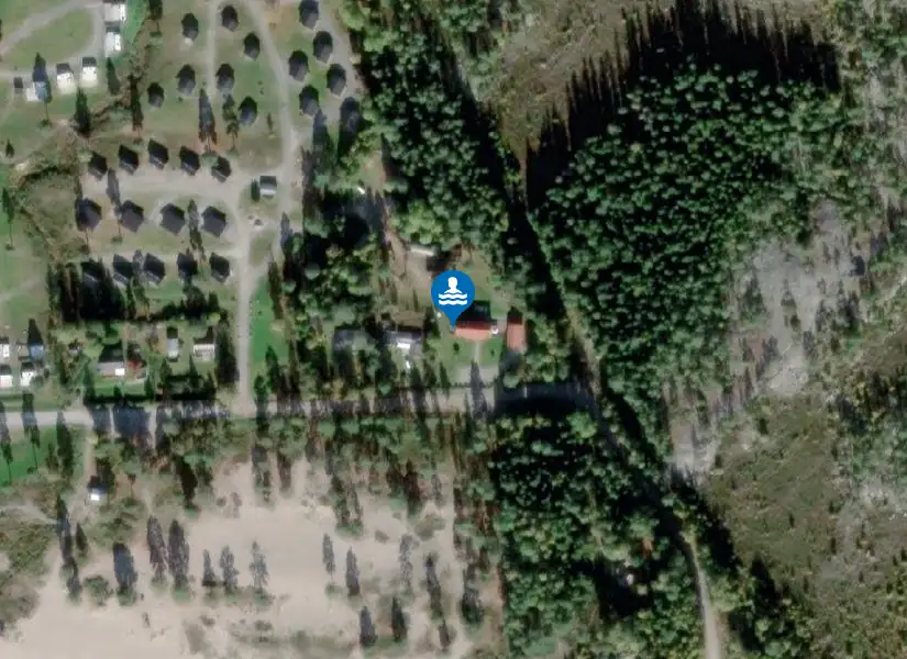 Gullvik från satellit