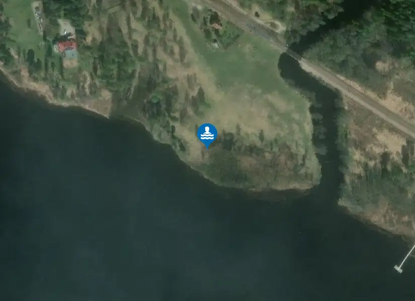 Herrgårdsbadet från satellit