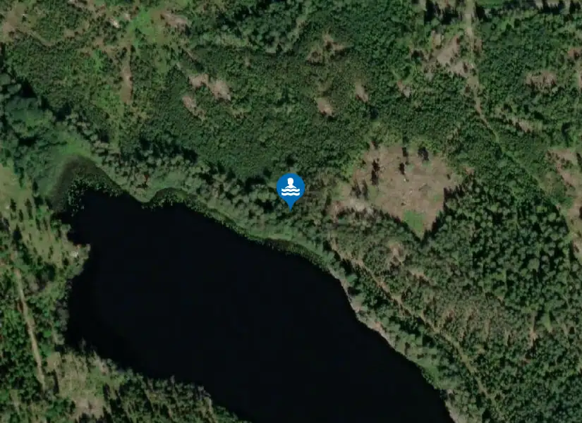 Rinkebybadet från satellit