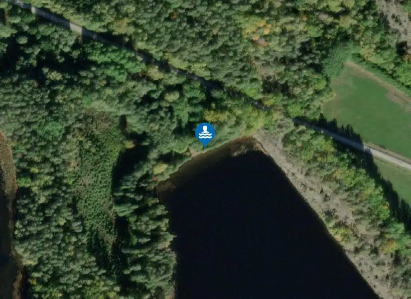 Edsbruk - Storsjön från satellit