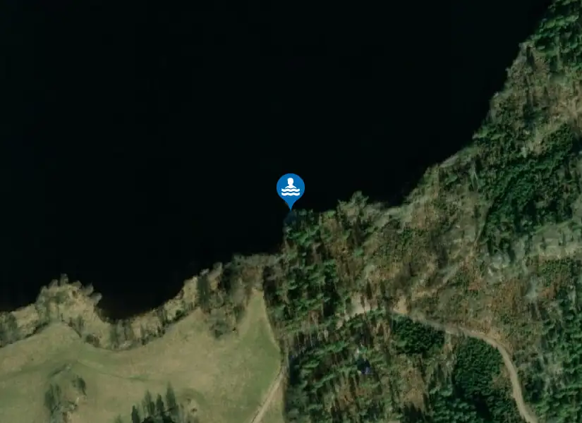 Skaftekulla, Älmaren från satellit