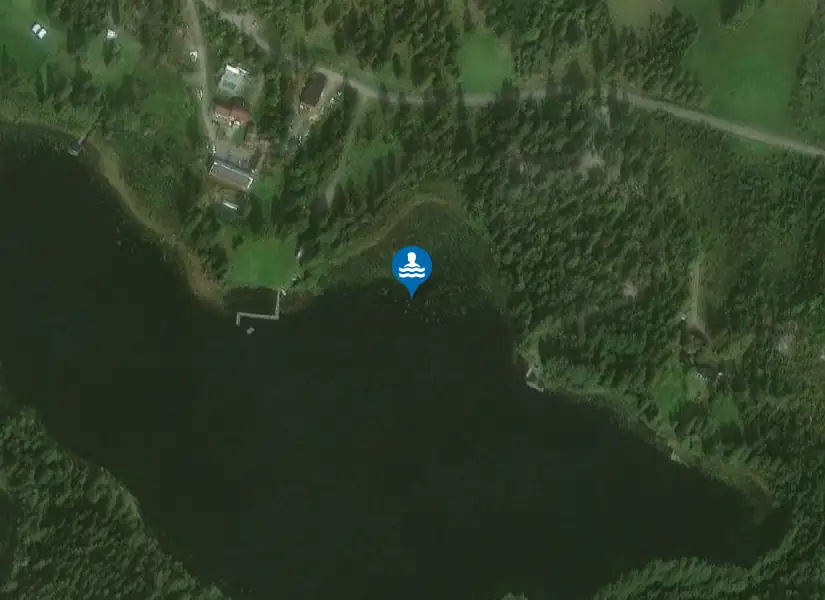 Ulrika, Amundebosjön från satellit