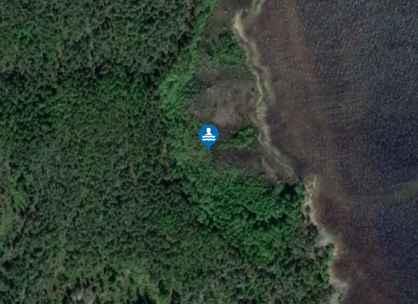 Bonäsleden från satellit