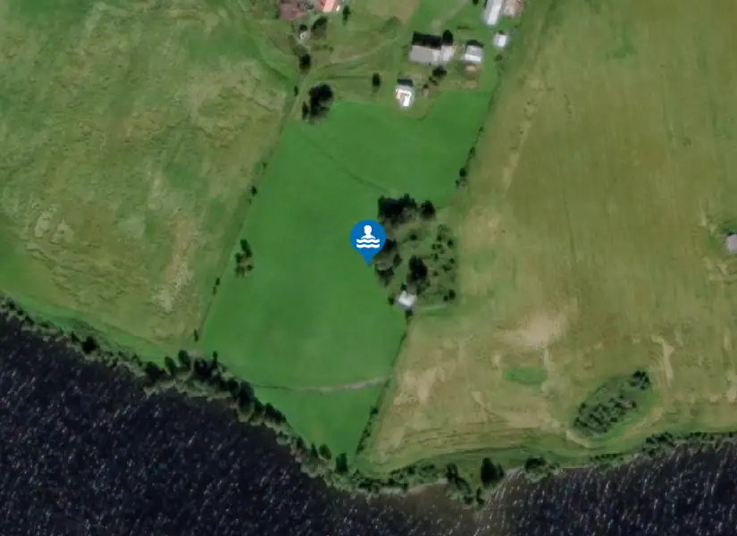 Hökån i Alsen från satellit