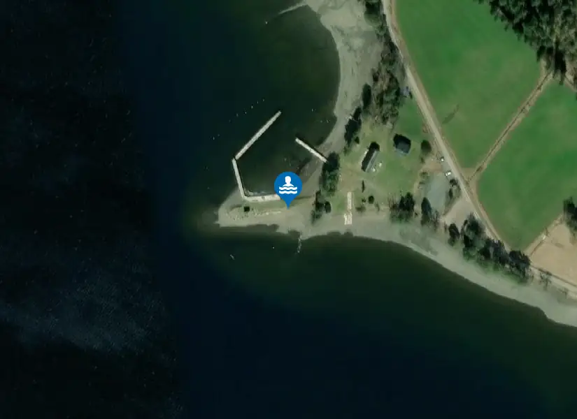 Kungsgårdsviken från satellit