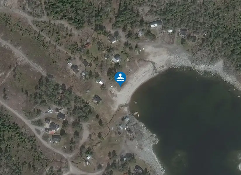 Sjöviken från satellit