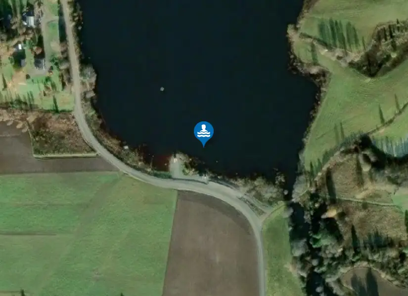 Viksjöbadet från satellit