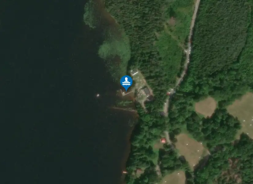 Solviken, Ärtingen från satellit