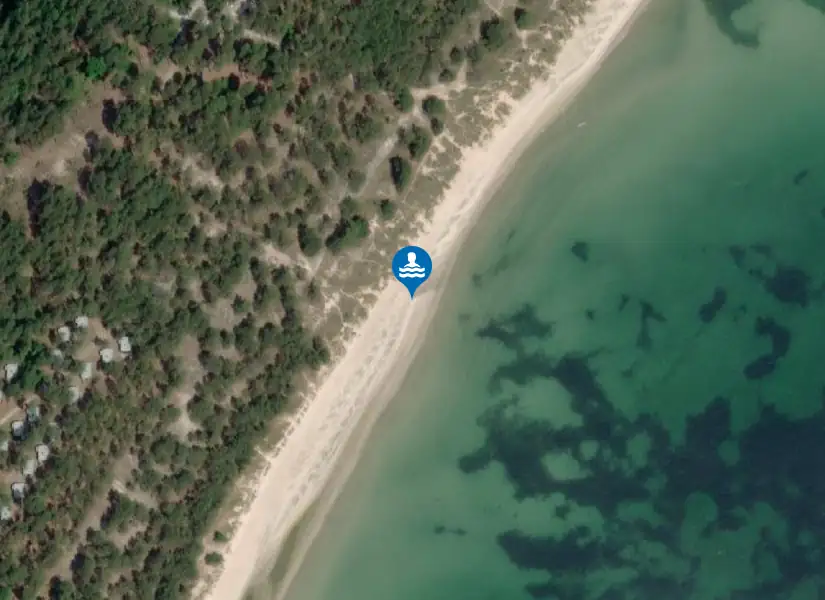 Lyckesand från satellit