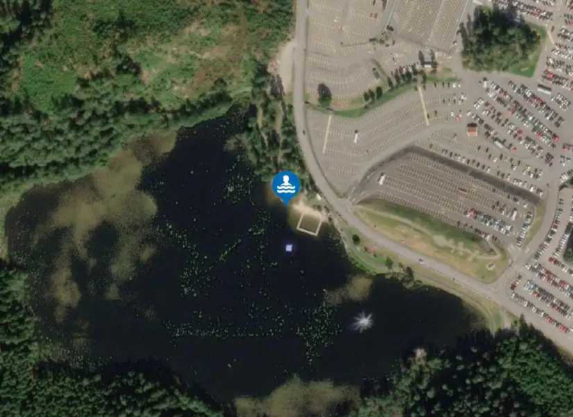 Musasjön från satellit