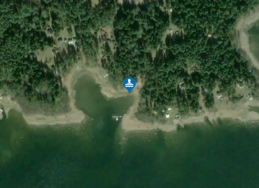 Scoutviken från satellit