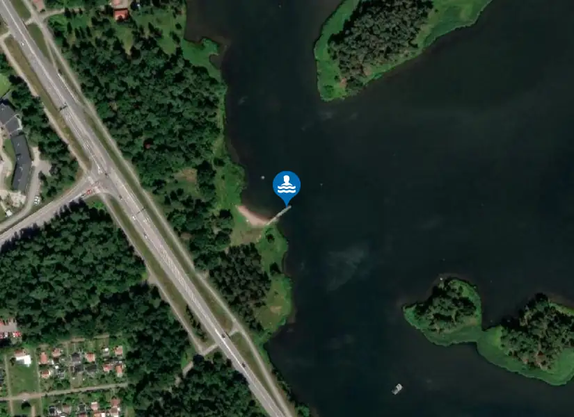 Tallhagen från satellit