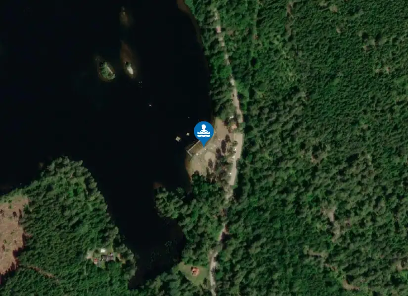 Skärsjön från satellit