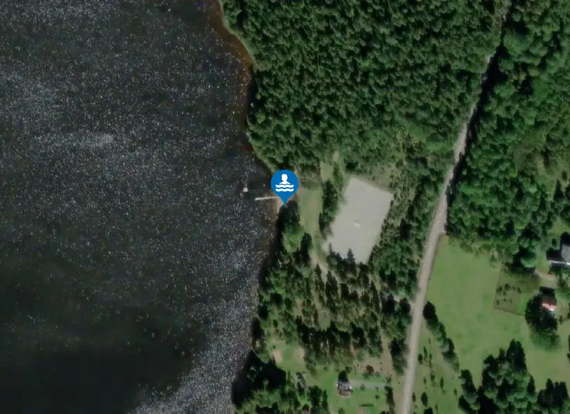 Västersjöns från satellit