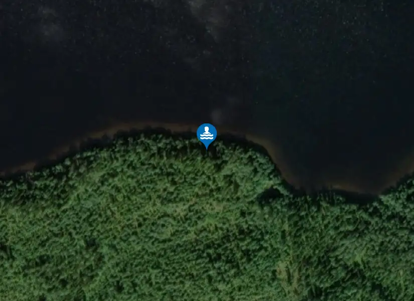 Gärdessjön från satellit