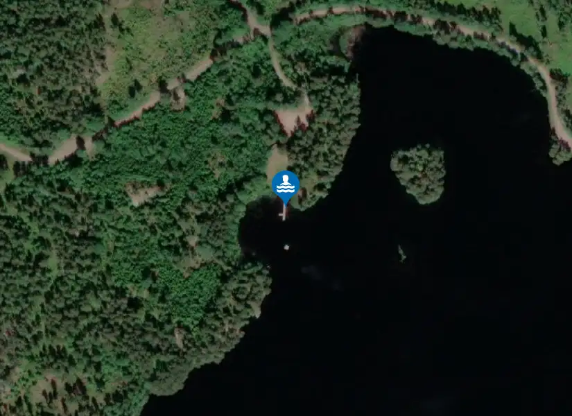Karlsbybadet, Lilla Salstern från satellit