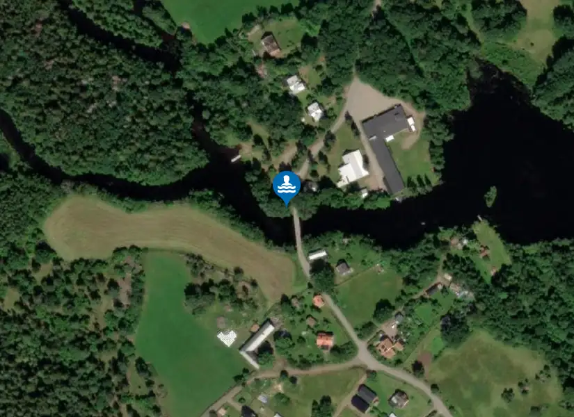 Skällerydsbadet från satellit