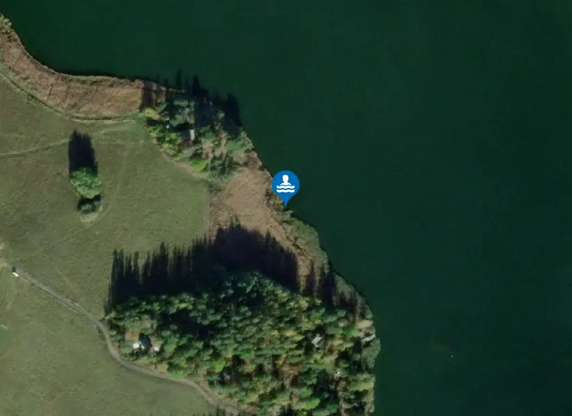 Dalbystrand från satellit