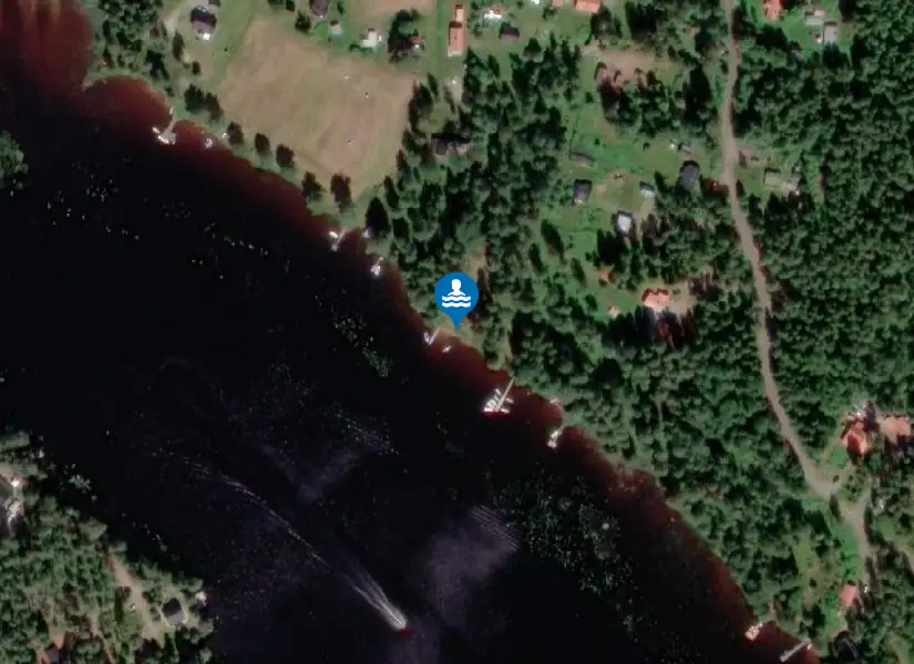 Vittersjö från satellit