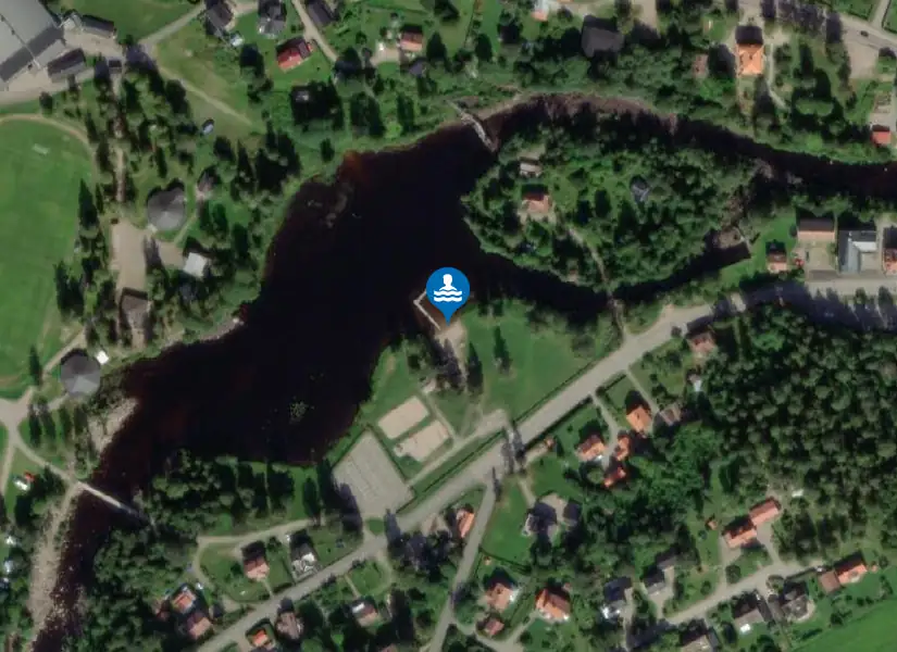 Kvarnsveden från satellit