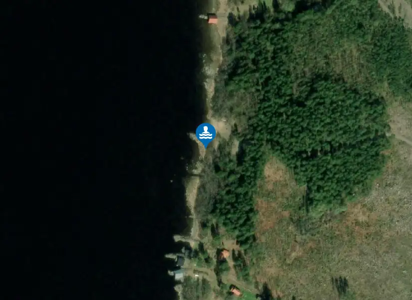 Fagerviken från satellit