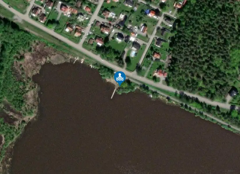 Forsabadet från satellit