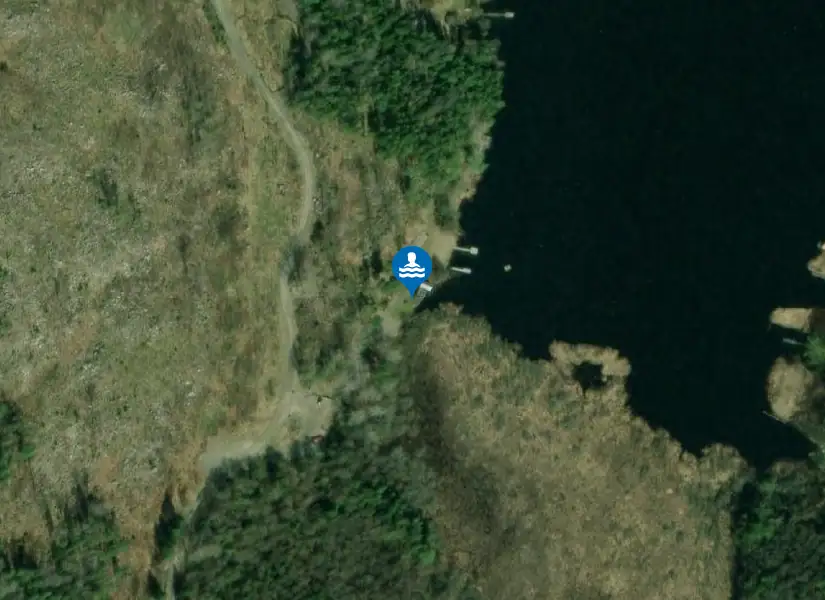 Strömarbadet från satellit