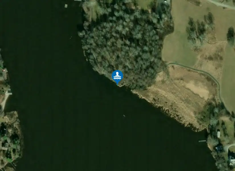 Nya Vårdsätrabadet från satellit