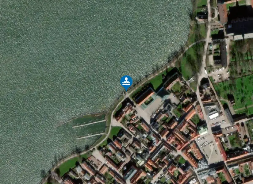Pumphuset från satellit