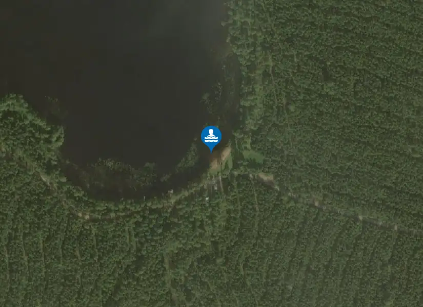 Sandsjön från satellit