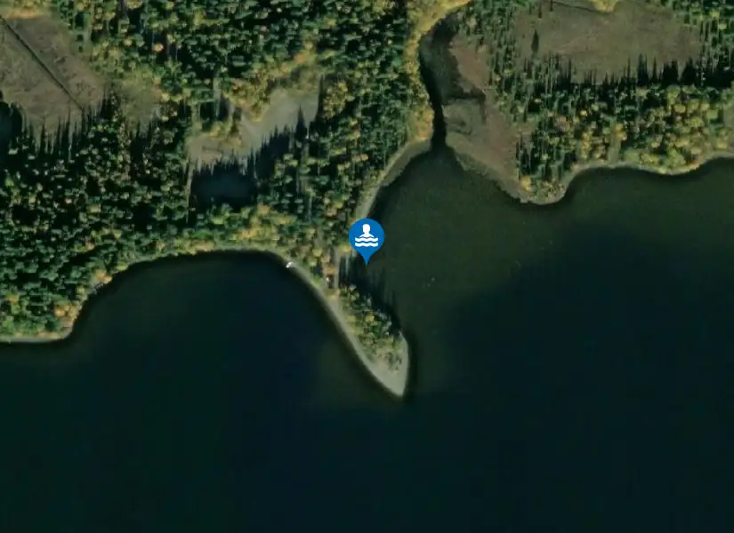 Dikanäs från satellit