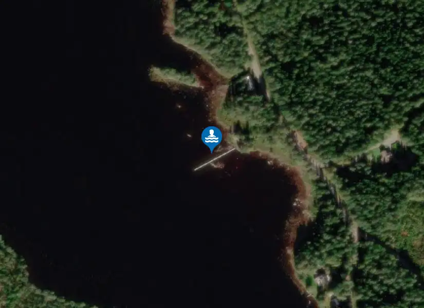 Sandsjön från satellit