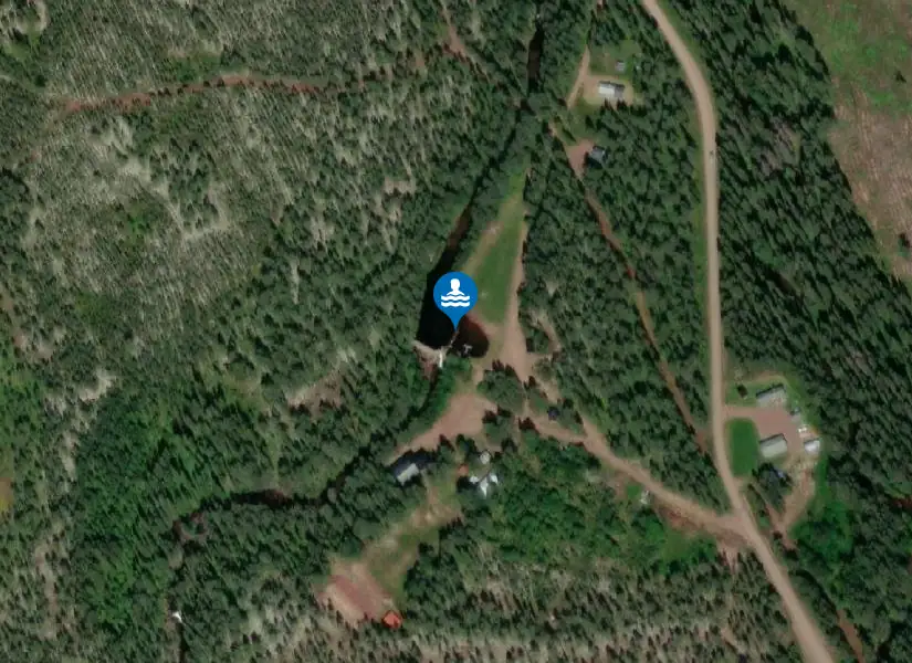 Brunnsberg, Knärån från satellit
