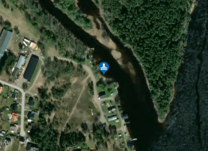 Skutskär, Kullen från satellit