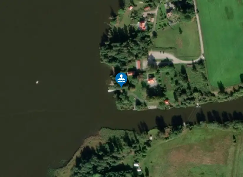 Norra Ässundet från satellit