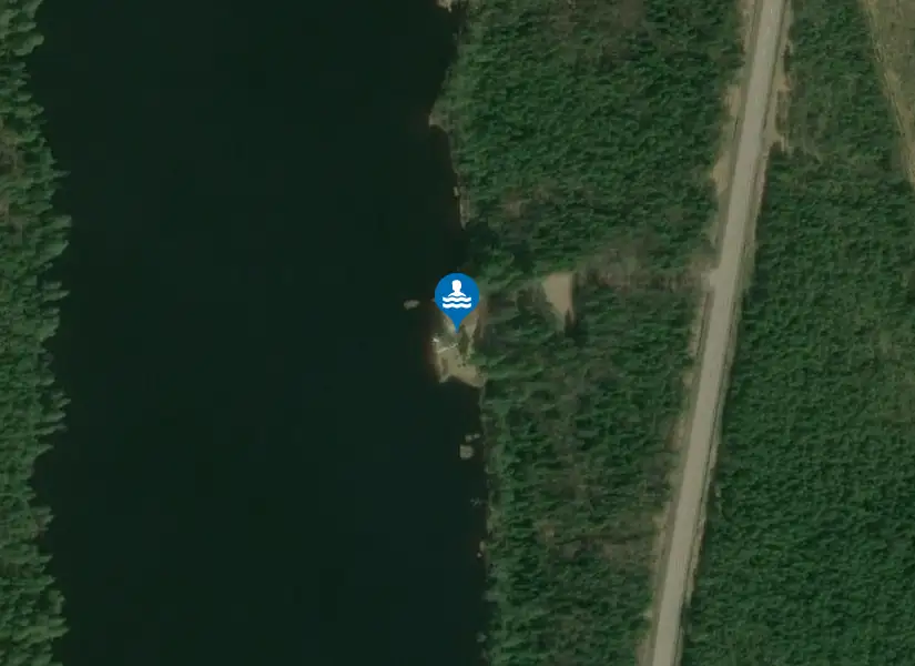 Malsjön från satellit