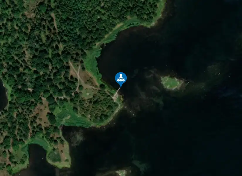 Stensö Södra udde från satellit