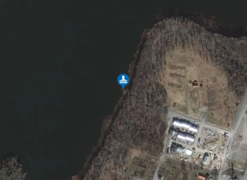 Södra Bergundasjön, Torparängen från satellit