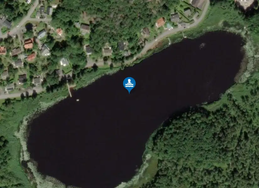 Vällsjön från satellit