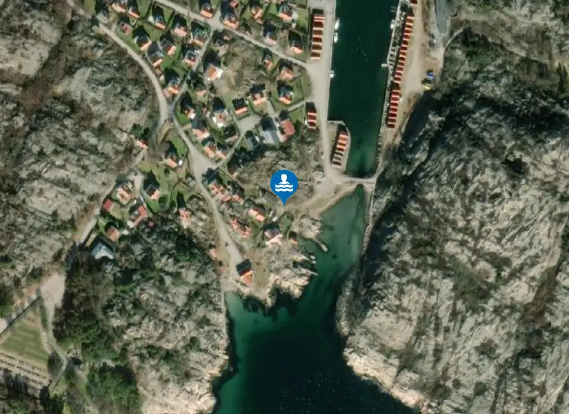 Handikappbadet från satellit