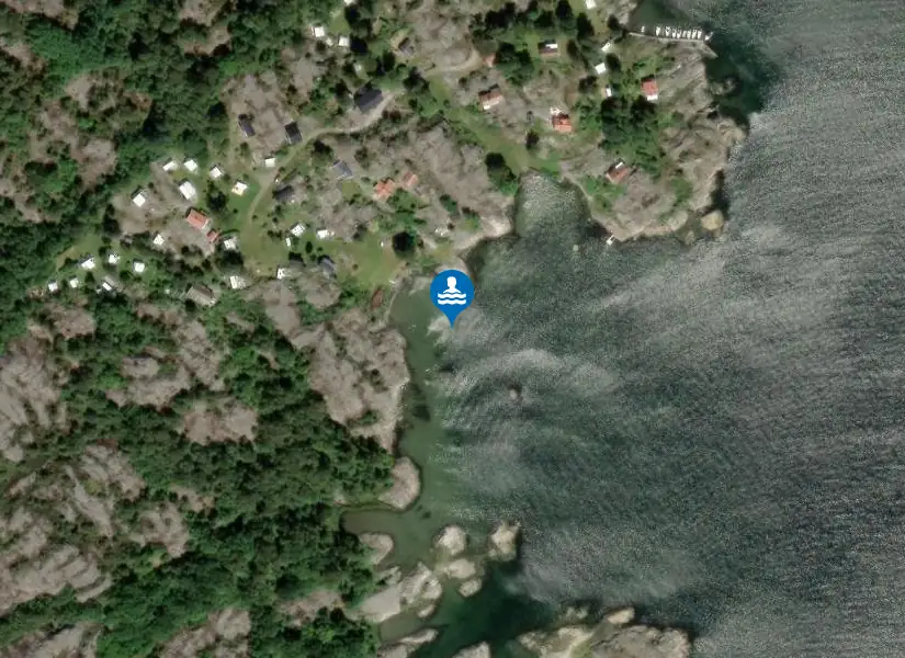 Timmerviken, Björkö från satellit