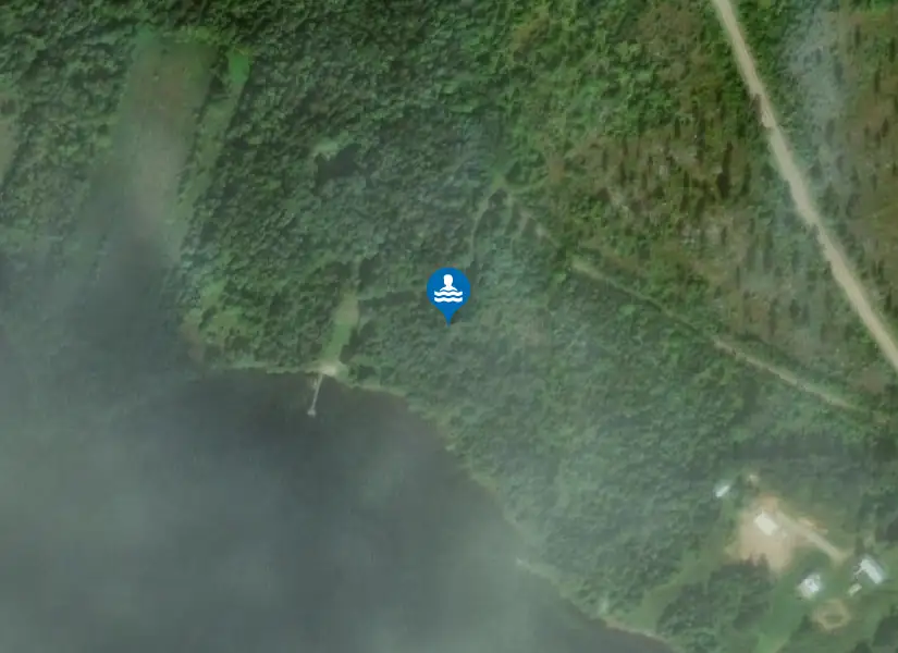 Borgvattnet från satellit