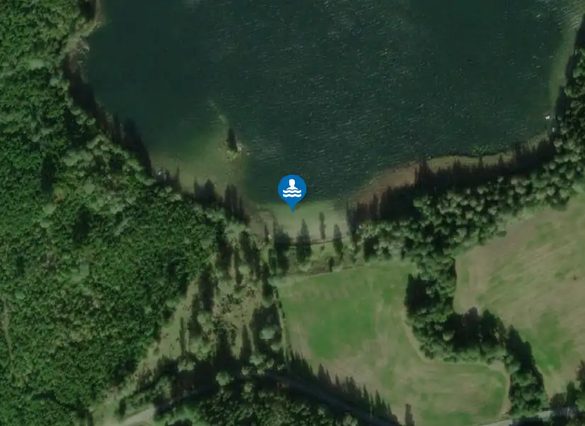 Borken från satellit